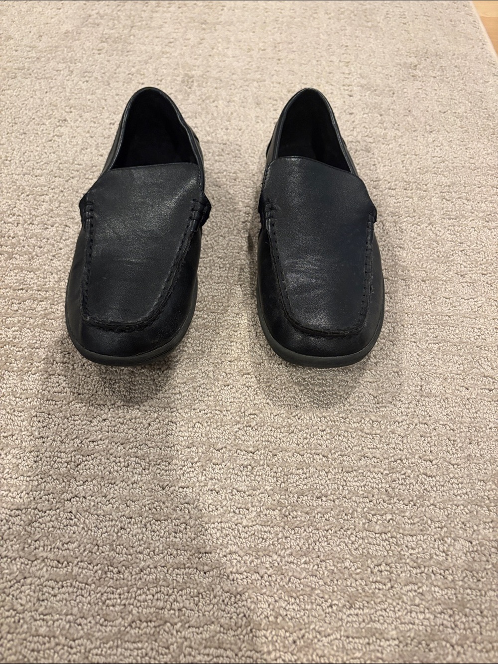 Reaction Kenneth Cole Black Kids Slip-On Loafers